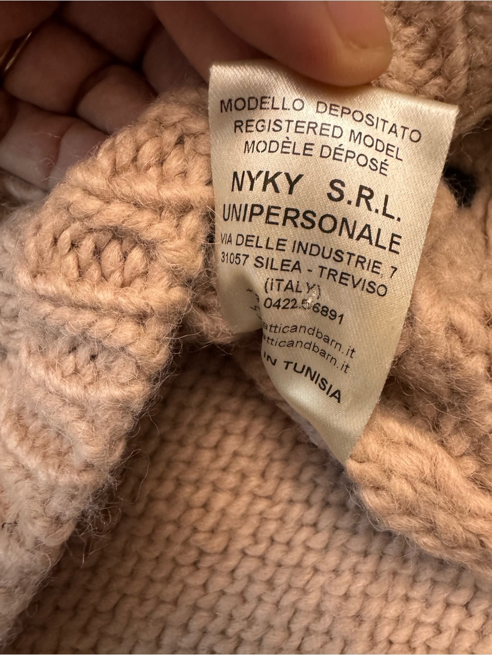 Attic and Barn Open-Knit Turtleneck Sweater Size L - Picture 7 of 8